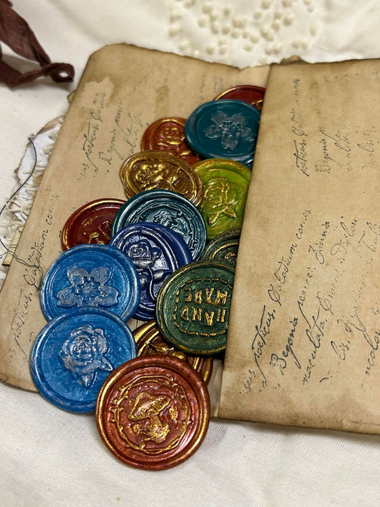 Set of 20 - Wax Seals with Envelope